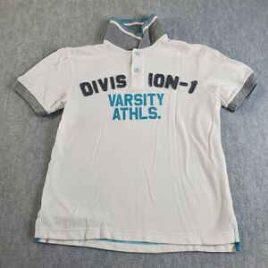 Old Navy Polo Kids 8 Medium White Short Sleeve Classic Shirt